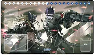 New DTCG Duel Playmat Digimon Diaboromon Trading Card Game TCG CCG Mat Pad + Free Bag (ZD002-324-SM)