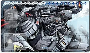 New DTCG Duel Playmat Digimon Diaboromon Trading Card Game TCG CCG Mat Pad + Free Bag (ZD002-300-SM)