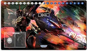 New DTCG Duel Playmat Digimon Diaboromon Trading Card Game TCG CCG Mat Pad + Free Bag (ZD002-324-SM)