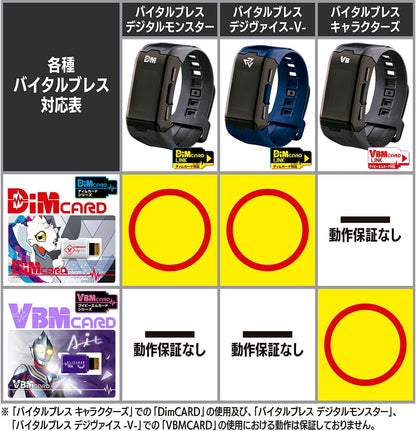 BANDAI Digimon Gammamon DIM Card DIM Card Expansion for The Vital Bracelet| Raise New Electronic Pets with This Vital Bracelet Card | Great Electronic Toy Gift