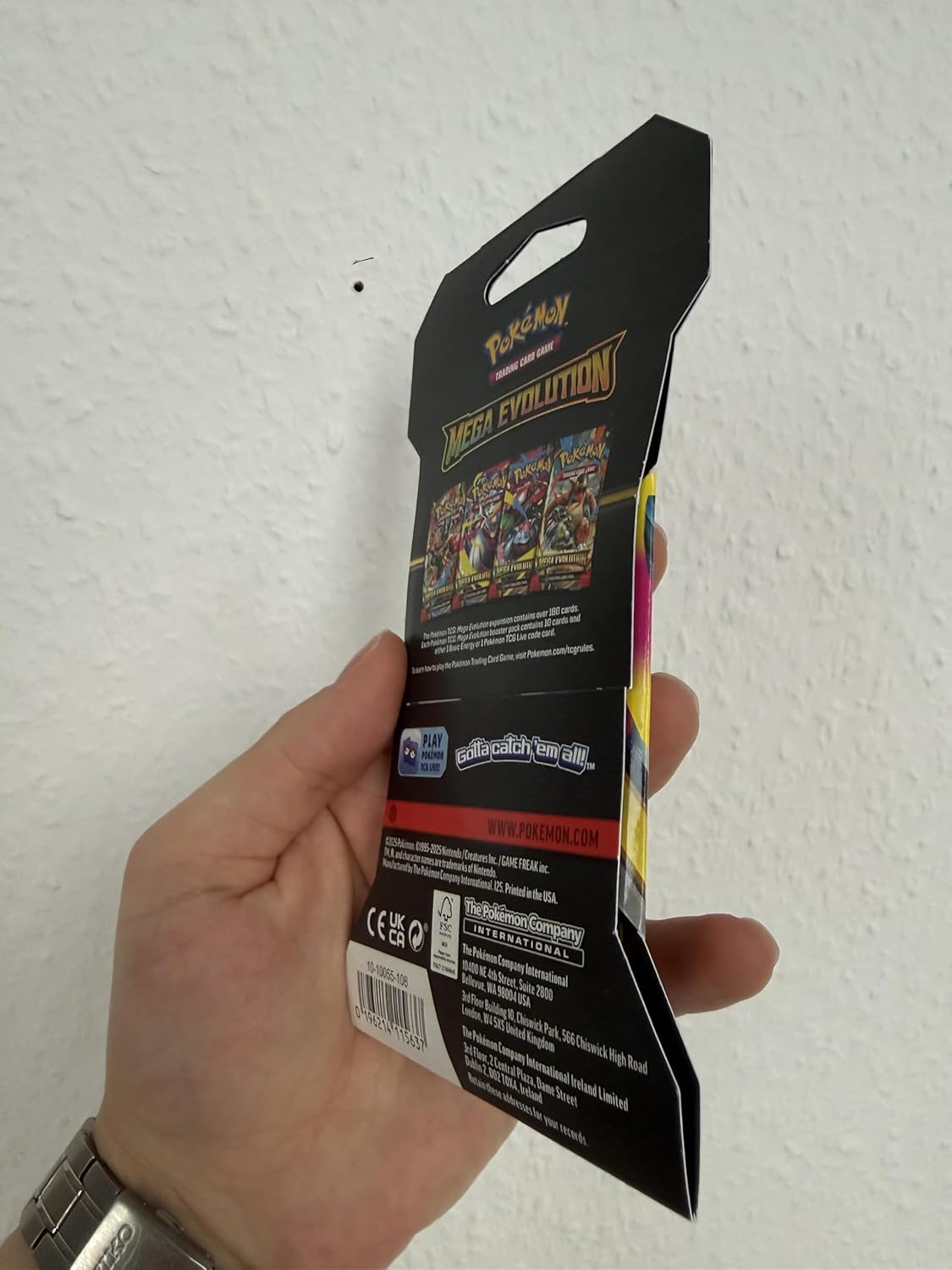 Pokemon TCG: Mega Evolution Sleeved Booster Pack - 10 Cards