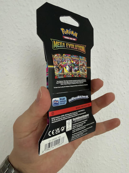 Pokemon TCG: Mega Evolution Sleeved Booster Pack - 10 Cards