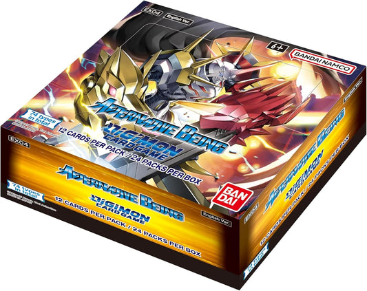 Bandai | Digimon Card Game: Alternative Being - Booster Display (EX04) | Trading Card Game | Ages 6+ | 2 Players | 20-30 Minutes Playing Time