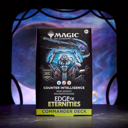 Magic: The Gathering Edge of Eternities Commander Deck Bundle - 2 of Each Deck (2 World Shaper + 2 Counter Intelligence)