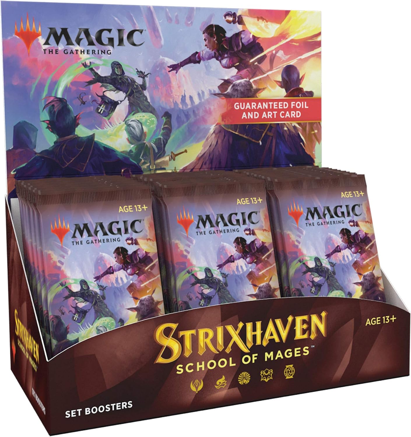 Magic: The Gathering Strixhaven Set Booster Box | 30 Packs (360 Magic Cards)