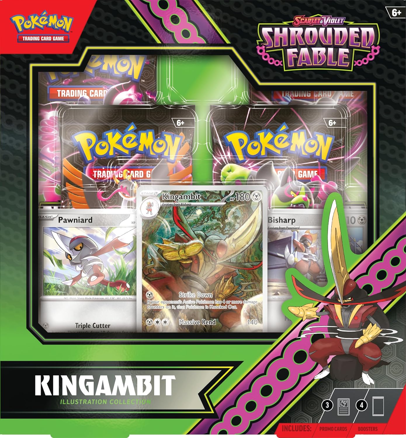 Pokemon TCG: Scarlet and Violet Shrouded Fable: KINGAMBIT Illustration Collection
