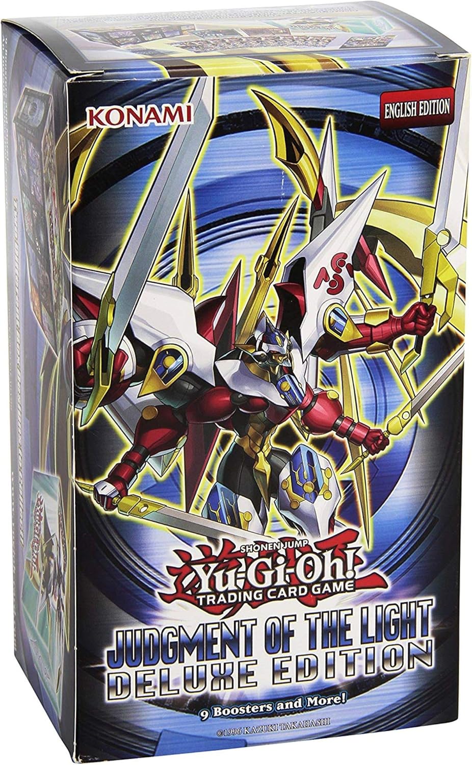 Yu-Gi-Oh! Trading Cards Judgement of Light: Deluxe Edition Box | 9 Booster Packs | Genuine Cards, Multicolor