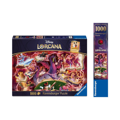 Disney Lorcana 1000 Pc Ravensburger Puzzle Glimmers of the Realm Ruby (PRE-SALE DECEMBER)