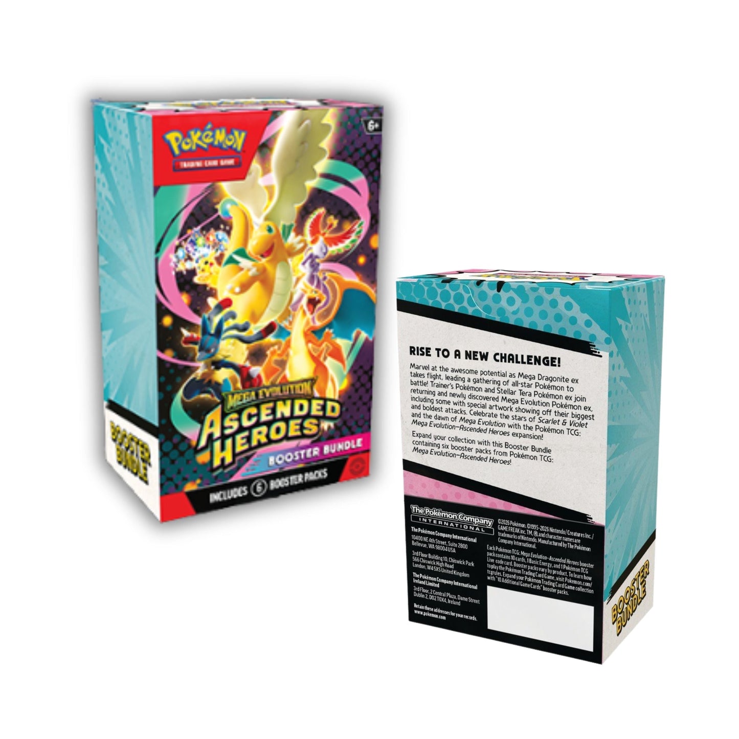 Pokemon Mega Evolution Ascended Heroes Booster Bundle with 6 Booster Packs *PRE-ORDER* Release 4/24/2026