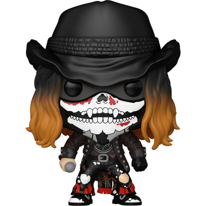 Rob Zombie #490 Funko Pop! Rocks Rob Zombie with Bandana - Approx. 3 3/4" Collectible Vinyl Figure Bundled with Display Box Protector Case - Estimated Arrival: Jan. 2026 (PRE-SALE)