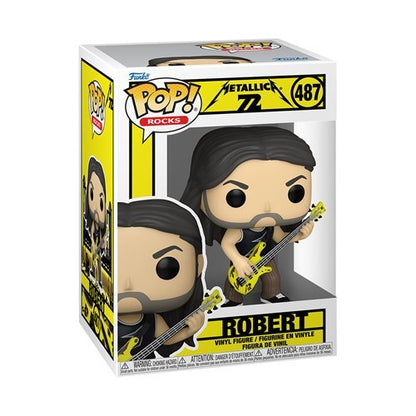 Robert #487 Funko Pop! Rocks Metallica (72 Seasons) - Approx. 3 3/4" Collectible Vinyl Figure Bundled with Display Box Protector Case - Estimated Arrival: Nov. 2025 (PRE-SALE)