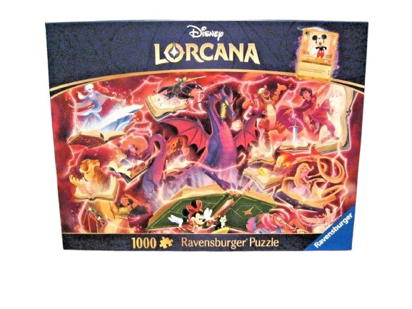Disney Lorcana 1000 Pc Ravensburger Puzzle Glimmers of the Realm Ruby (PRE-SALE DECEMBER)