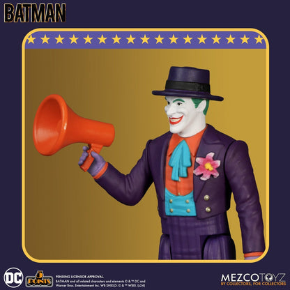 Mezco Batman (1989) - 5 Points Collection Action Figure - 3 Pack (Batman , The Joker, and Joker Goon) (PRE-SALE)