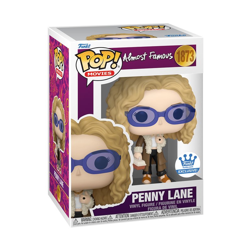 Penny Lane Funko Pop! Movies Almost Famous - Approx. 4" Exclusive Collectible Vinyl Figure #1873 Bundled with Display Box Protector Case (PRE-SALE)