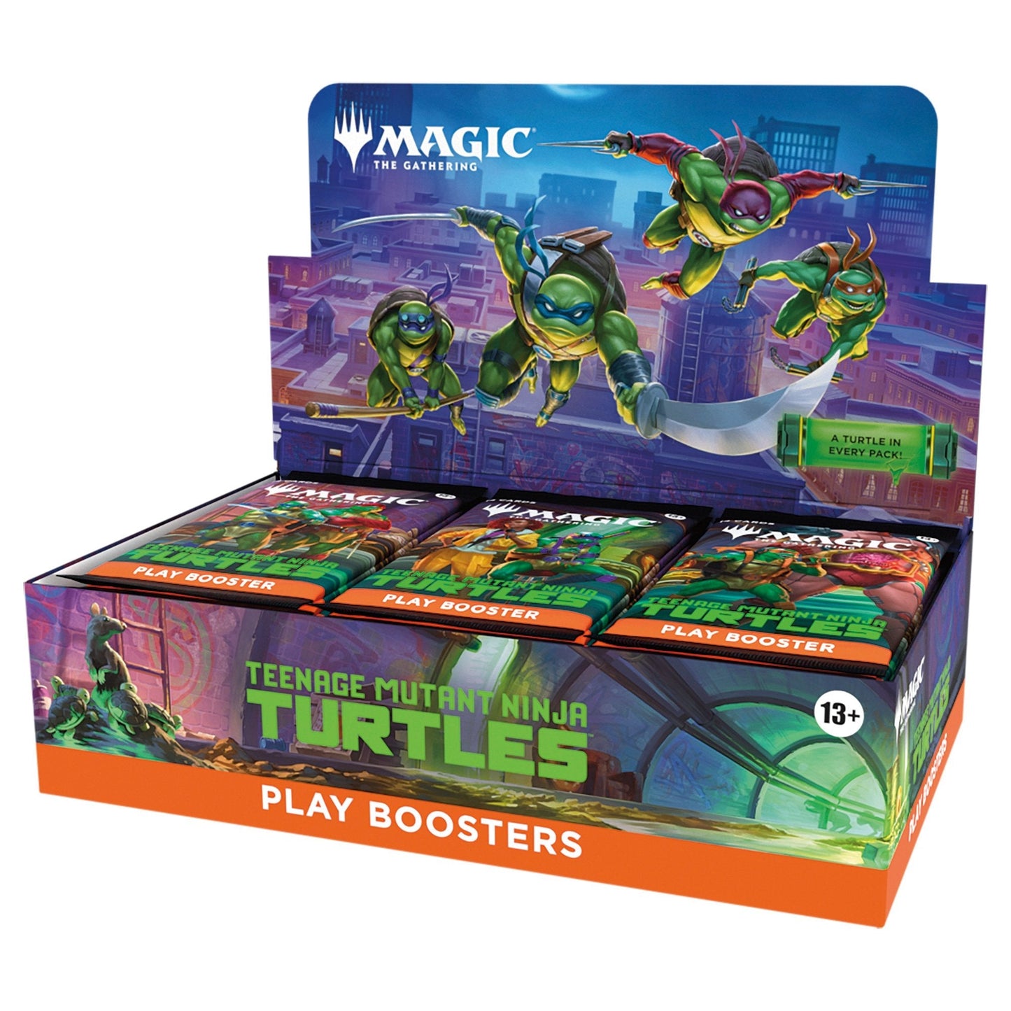 Magic: The Gathering Teenage Mutant Ninja Turtles Play Booster Pack – Collectible MTG Cards, Strategy Deck Expansion, Fun for Kids and Adults (PRE-SALE MARCH)