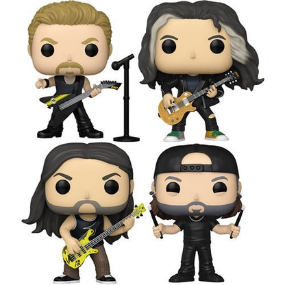Metallica (72 Seasons) Wave 2 Funko Pop! Rocks - Set of 4 (James #484, Robert #487, Lars #485, and Kirk #486) Collectible Vinyl Figures - Estimated Arrival: Nov. 2025 (PRE-SALE)