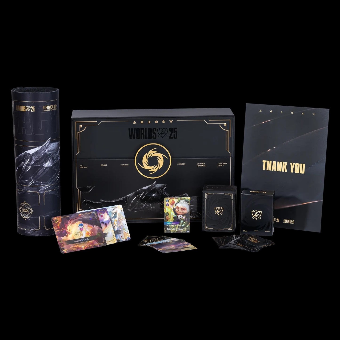 Riftbound Worlds Bundle 2025 Collector Set – Panda Teemo Promo, Foil Playmat & Sleeves *Pre-Order* December 2025